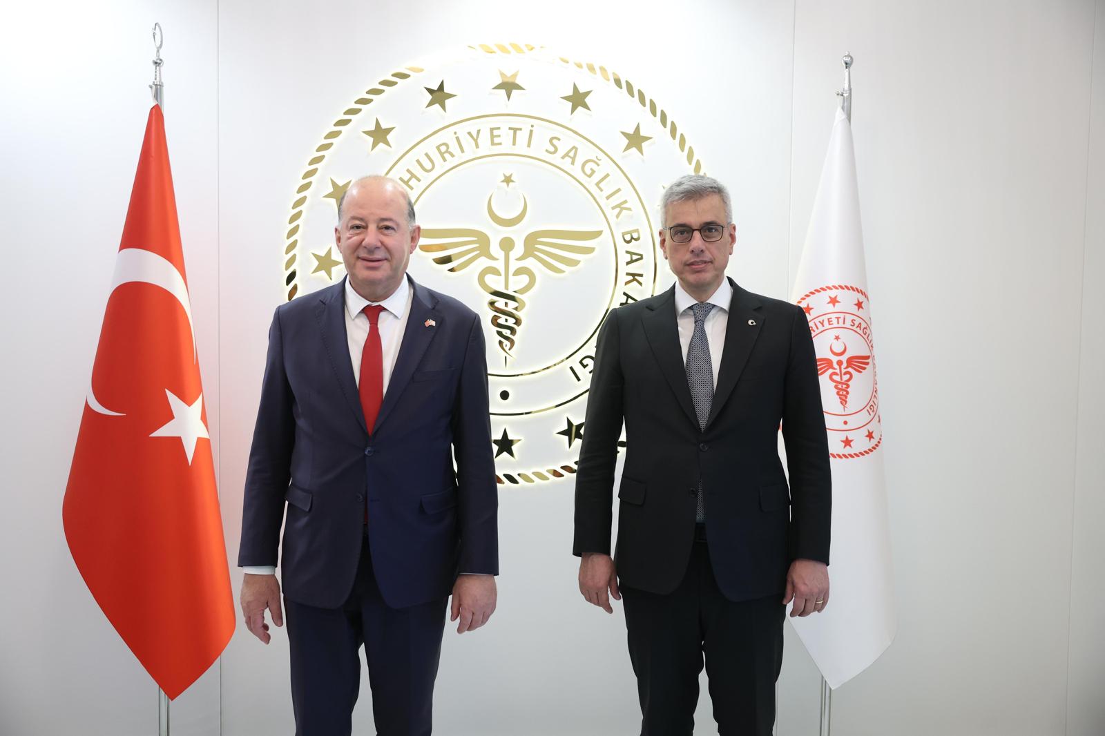 Sağlık Bakanı Dinçyürek, Ankara’da TC Sağlık Bakanı Memişoğlu ile görüştü