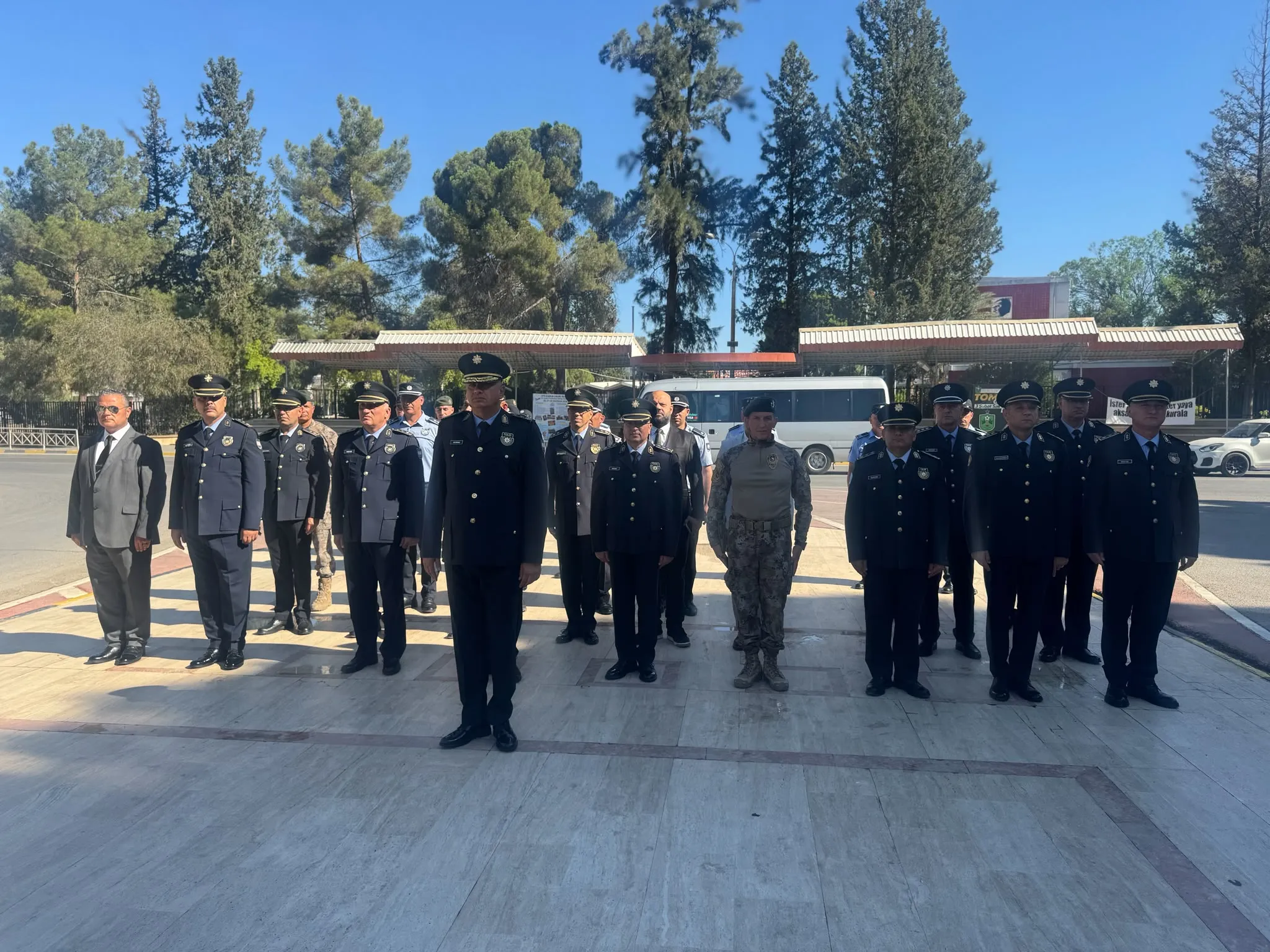Polis Örgütü’nün 62'nci kuruluş yıl dönümü...PGM heyeti, Atatürk Anıtı, Dr. Fazıl Küçük Anıtı ve Denktaş Mozolesi'ne çelenk sundu