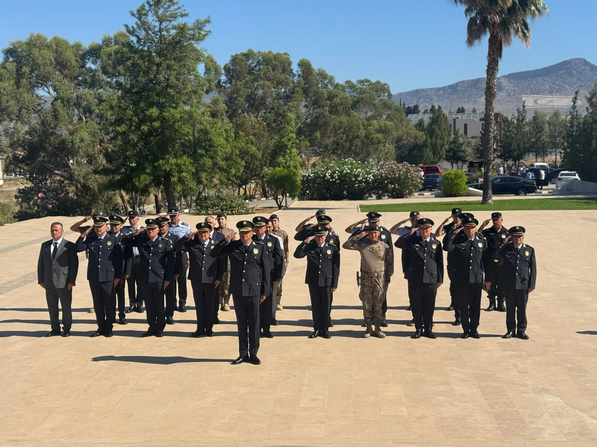 Polis Örgütü’nün 62'nci kuruluş yıl dönümü...PGM heyeti, Atatürk Anıtı, Dr. Fazıl Küçük Anıtı ve Denktaş Mozolesi'ne çelenk sundu