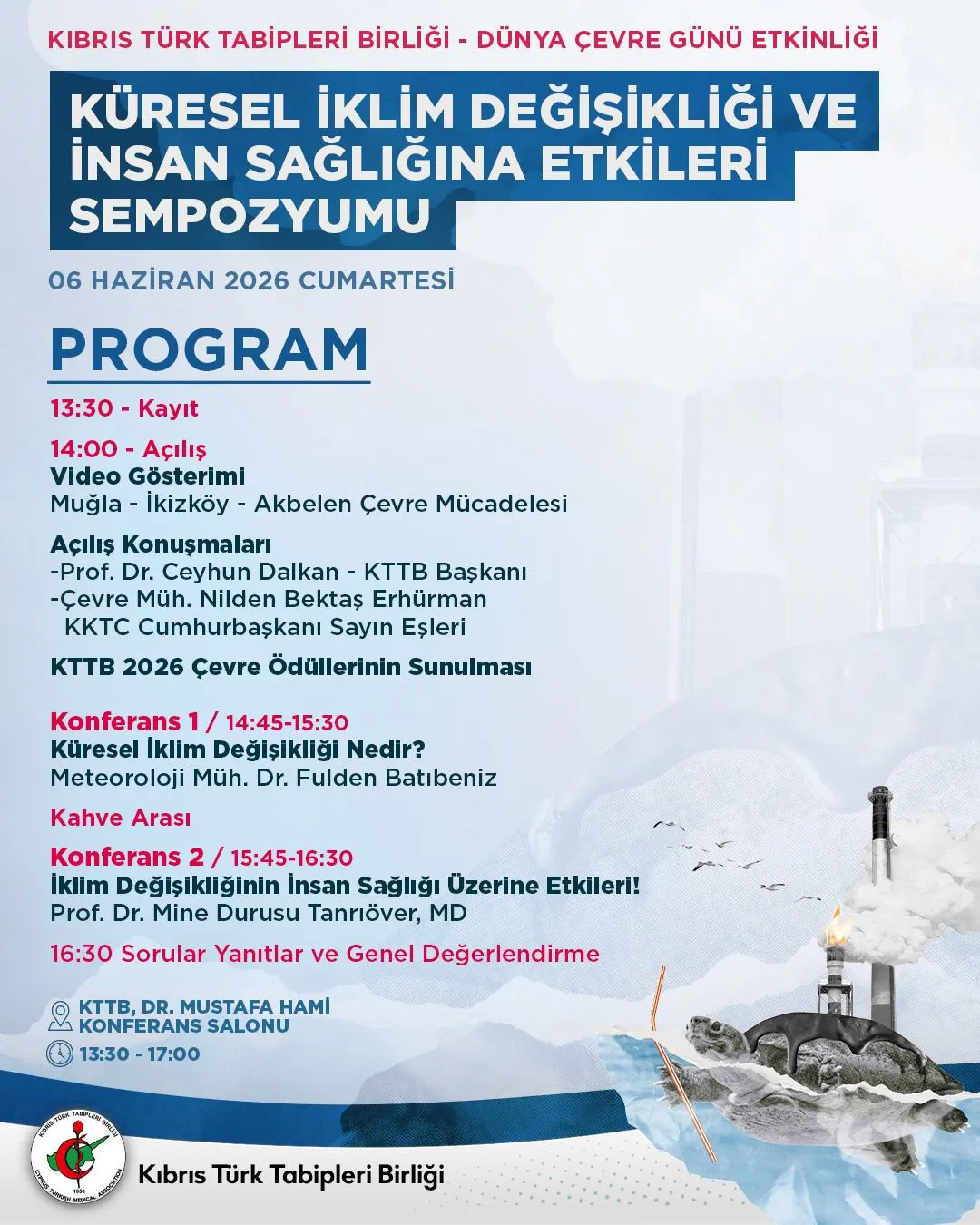 Tabipler Birliği yarın “Küresel İklim Değişikliği ve İnsan Sağlığına Etkileri” başlıklı sempozyum düzenleyecek