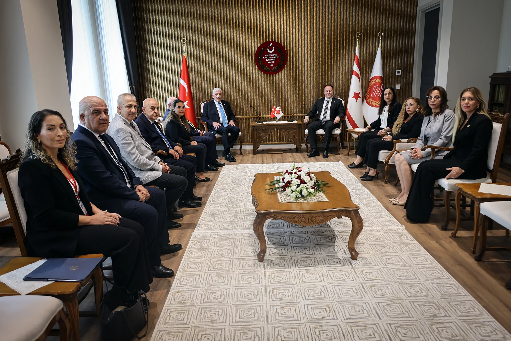 Meclis Başkanı Öztürkler, İYİ Parti Genel Başkanı Dervişoğlu’nu kabul etti