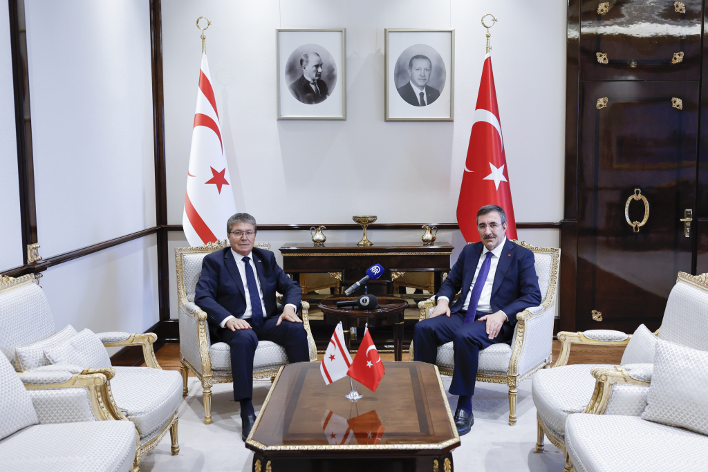 Başbakanı Üstel, Ankara’da TC Cumhurbaşkanı Yardımcısı Yılmaz ile görüştü