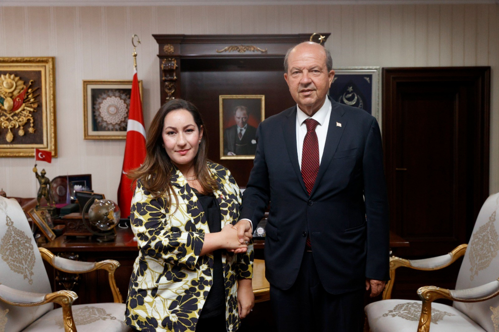 Cumhurbaşkanı Tatar yeni Doha Temsilcisi Hançerli’yi kabul etti